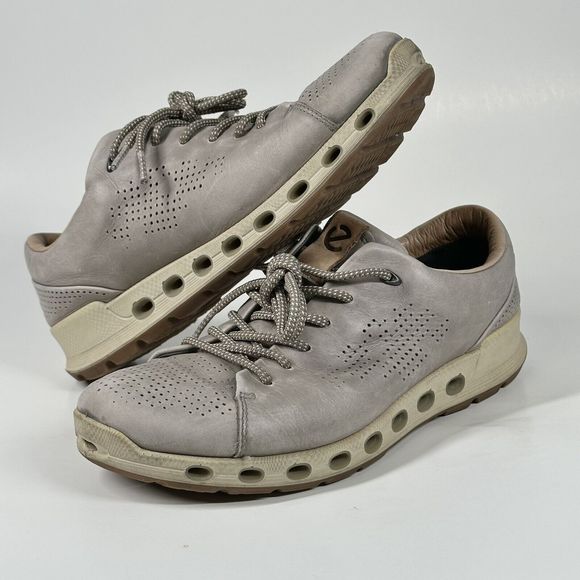 ECCO Other - ECCO Cool 2.0 Gray Leather Gore-Tex Surround Lace Up Shoes Mens Size 6 EU 40